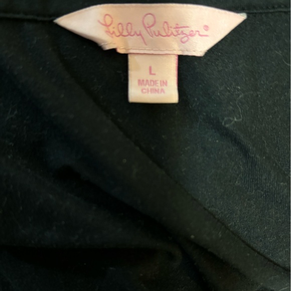 LILLY PULITZER women’s size large Athletic 1/2 zip jacket - Picture 3 of 4